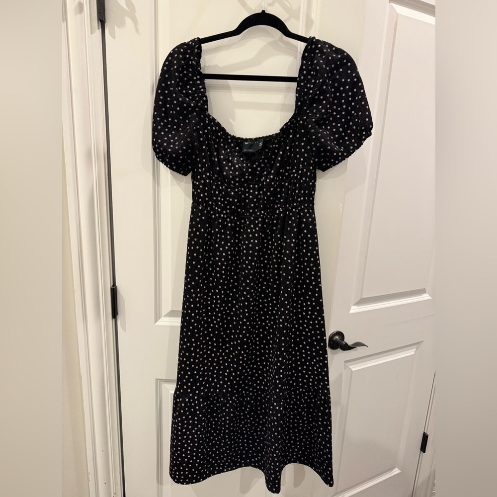 ASOS Design Polka Dot Midi Dress